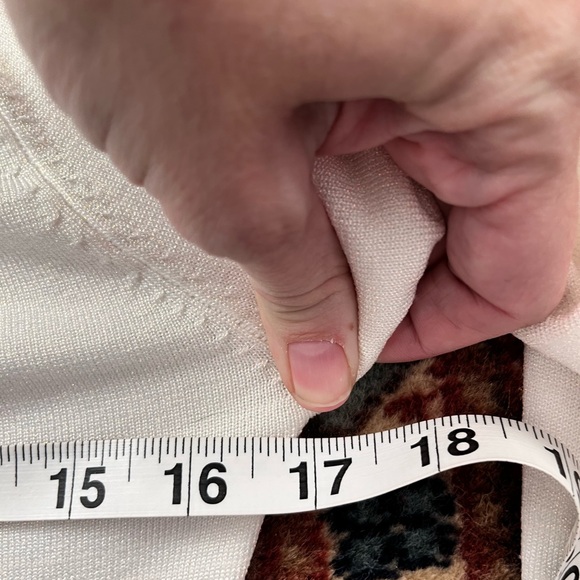 Retrofete mini Dress champagne shimmer White mirror sequins long sleeve XS READ - Picture 7 of 13